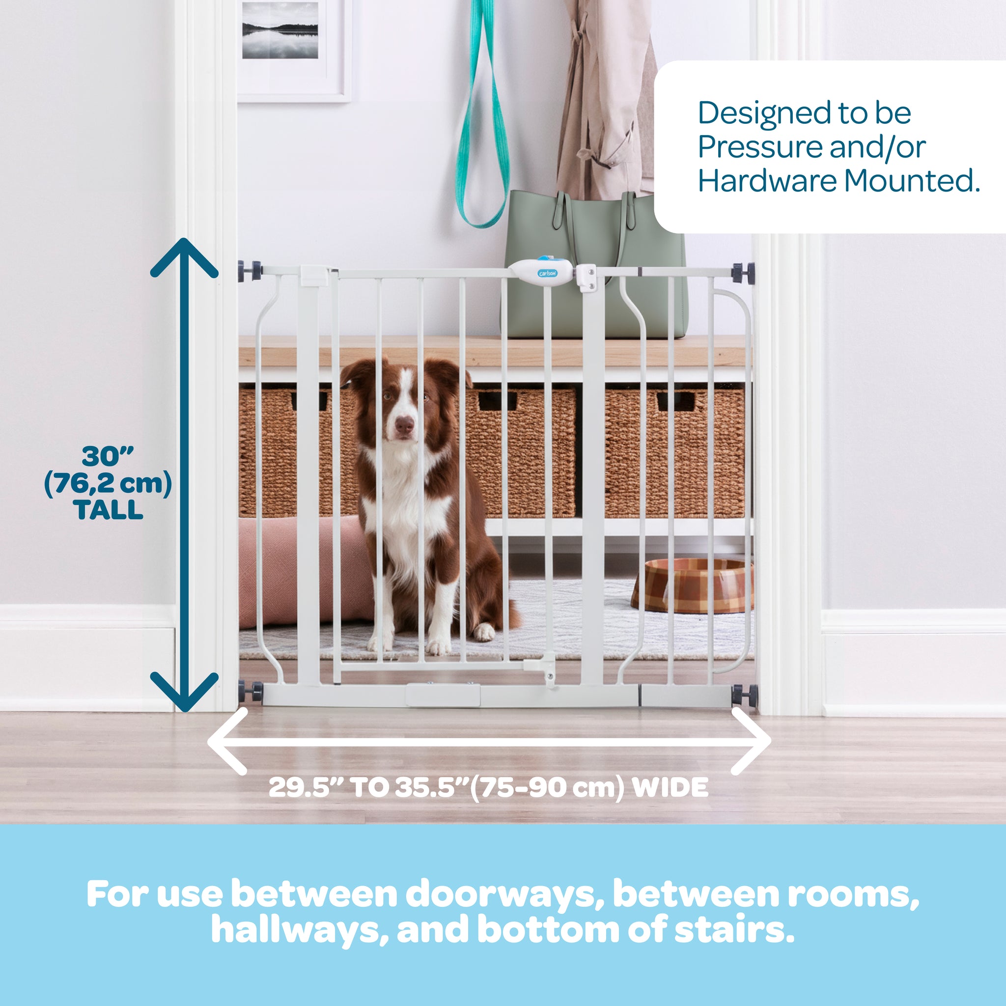 Extra Wide Walk-Thru Pet Gate